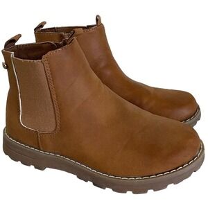 Lucky Brand Chelsea Boot with Zipper Camel Tan Spring Fall - Girl's - 2